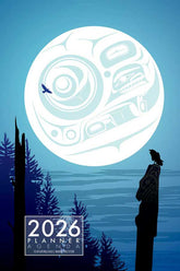 Full Moon Raven – 2026 Weekly Planner by Mark Preston (Tlingit Artist)